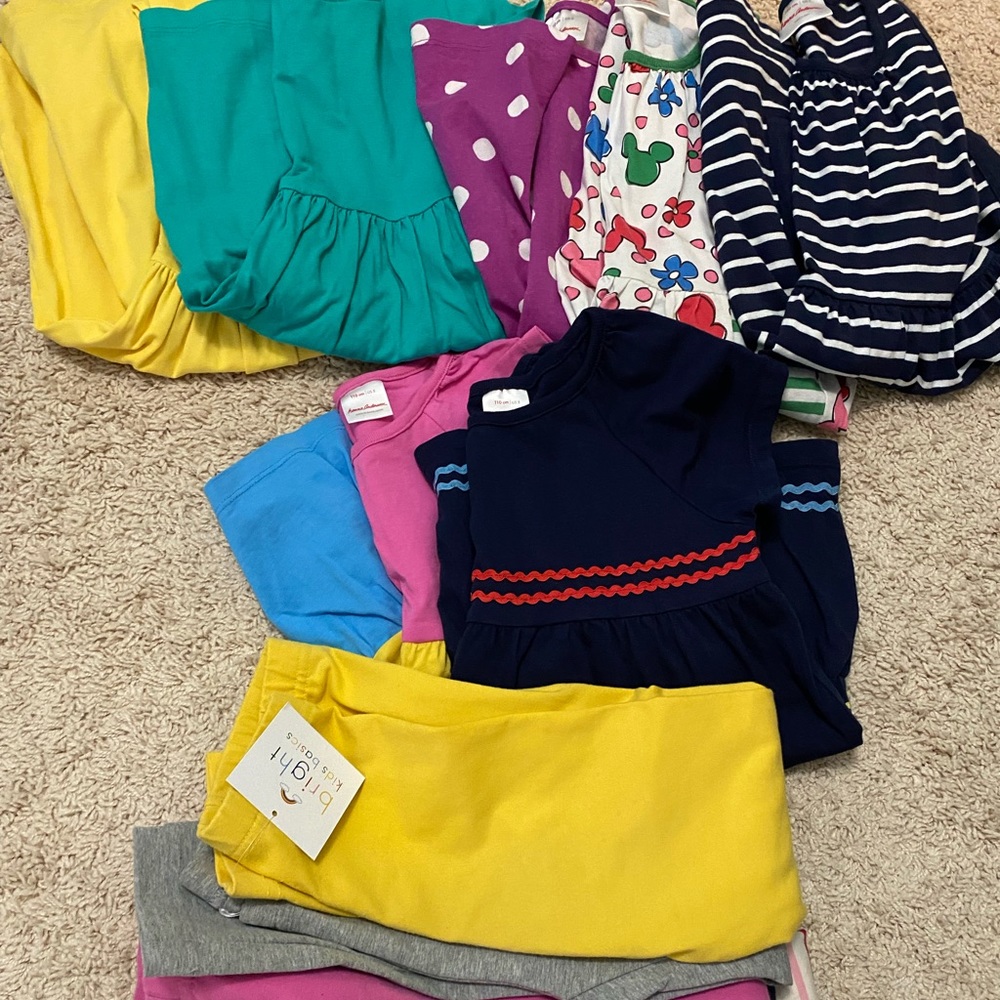 Hanna Andersson girls size 5 (110) lot.
